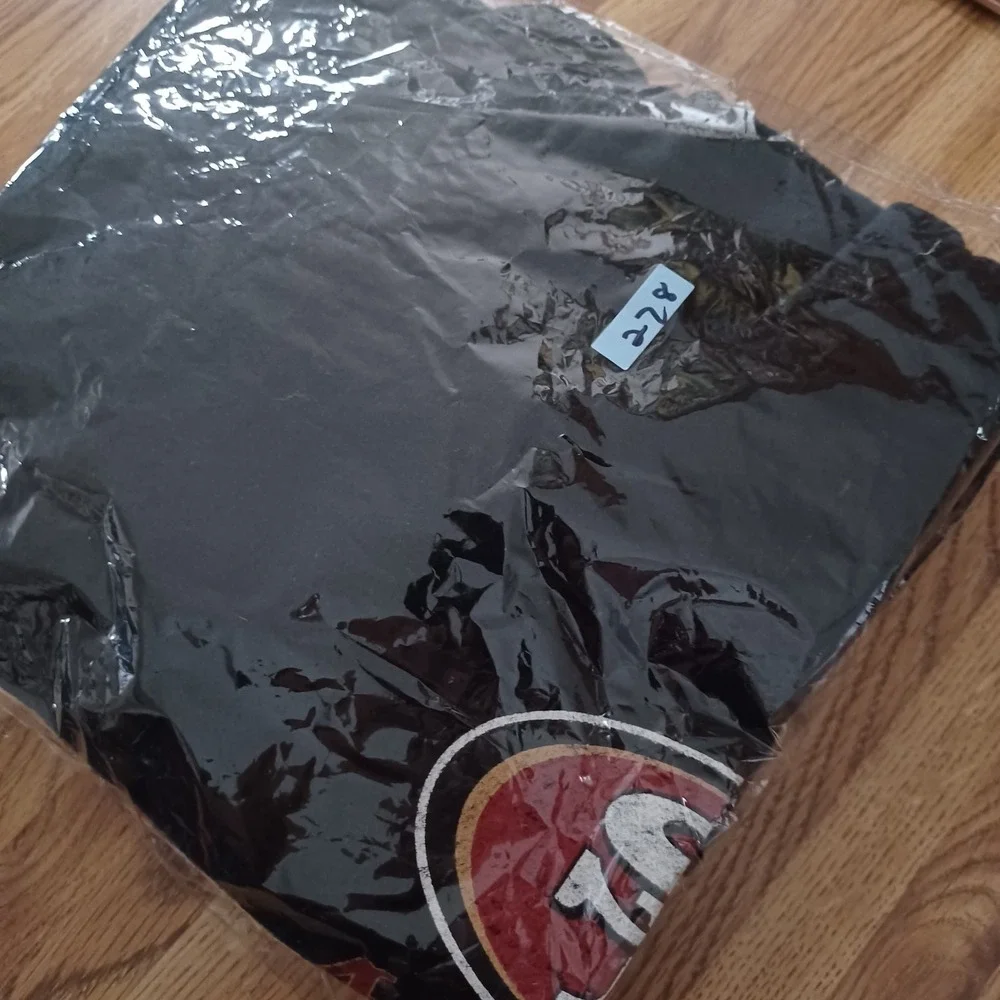 NFL Team Apparel San Francisco 49ers NFL Black Pullover Hoodie Sweatshirt, XL
